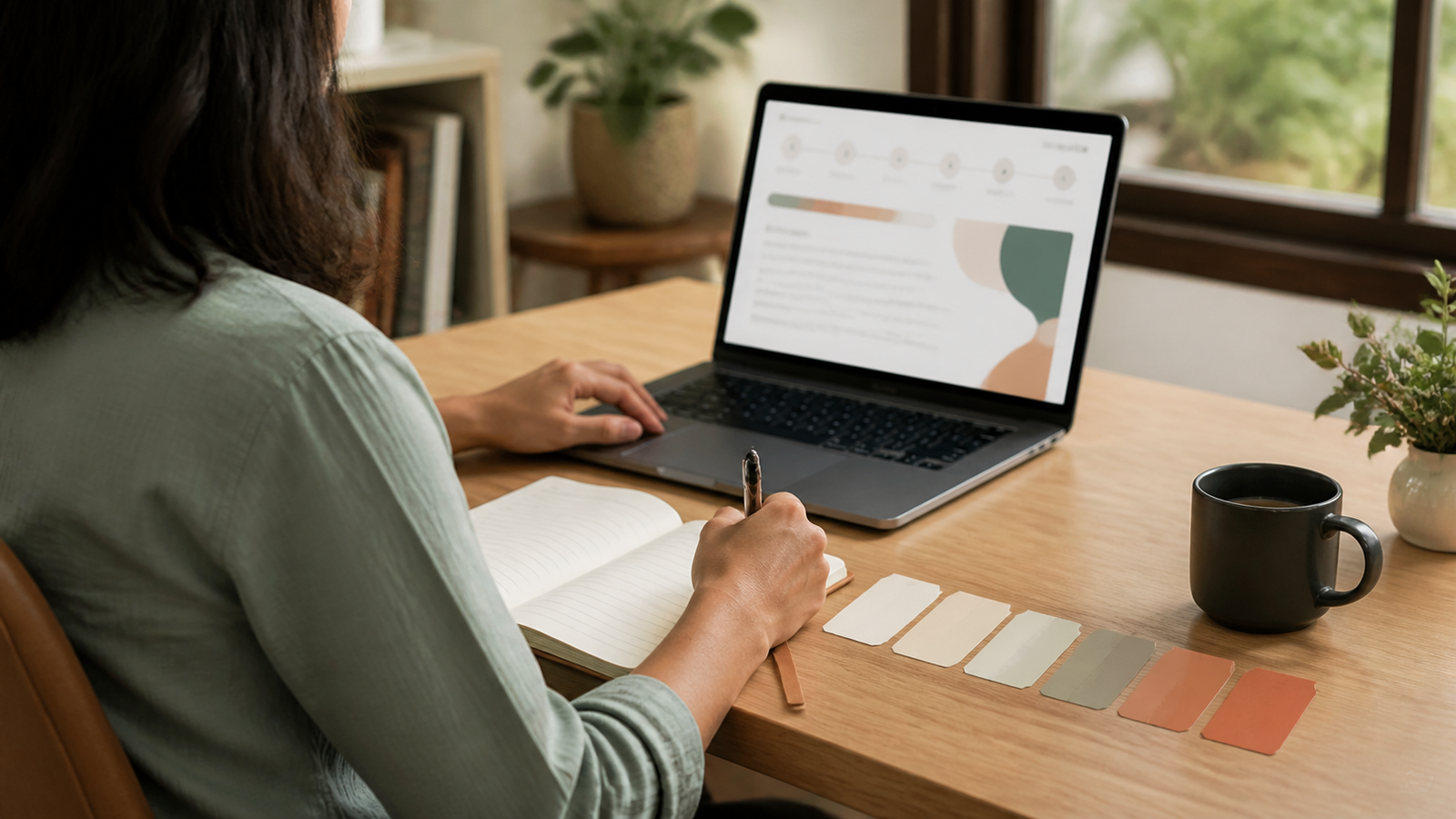 A person completing Lumarity’s six-stage digital life assessment at a laptop